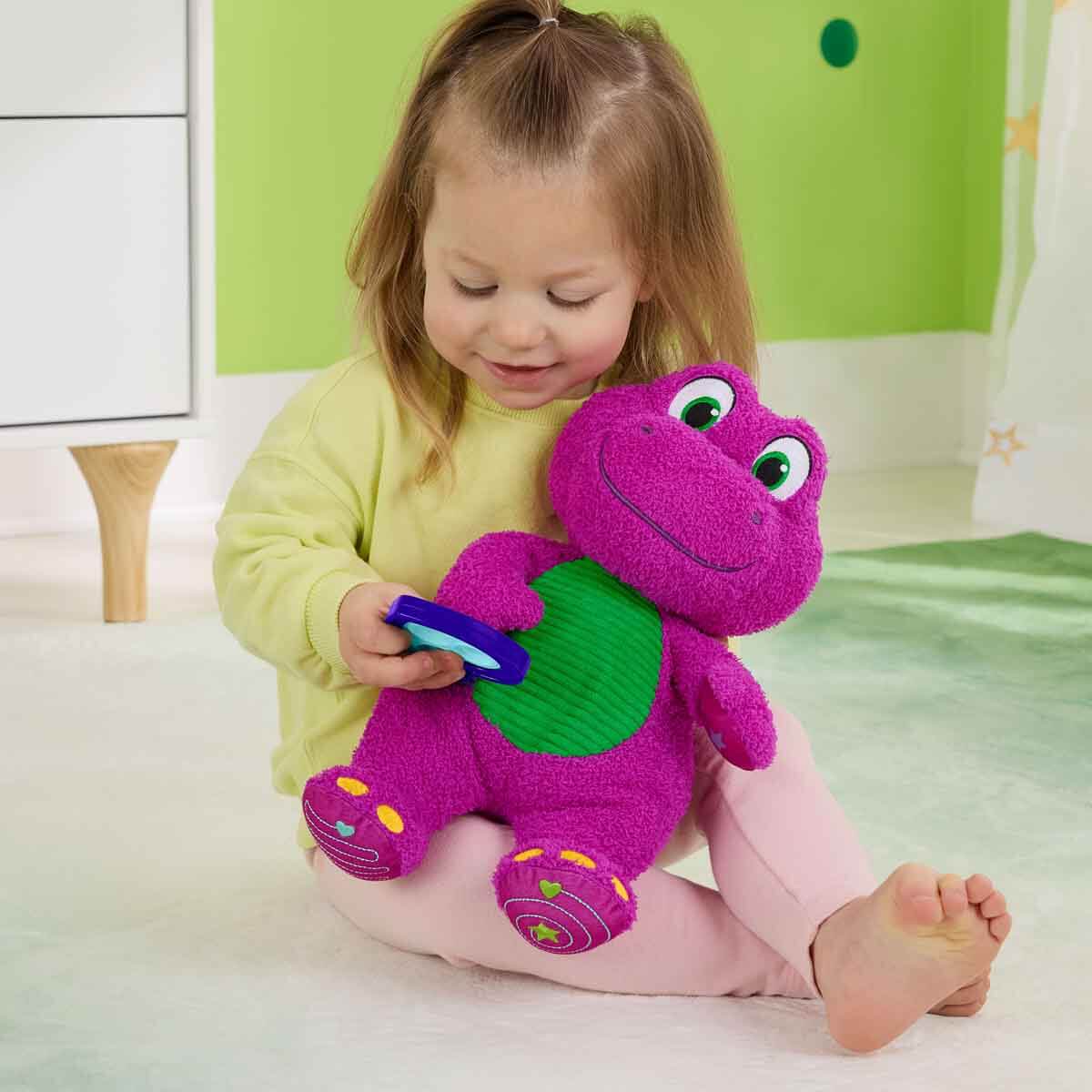 Fisher-Price Barney Duyusal Peluş 32 cm HYG89