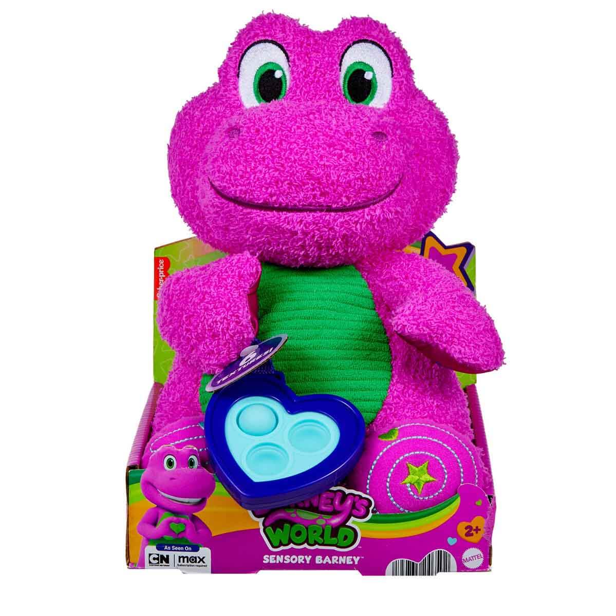 Fisher-Price Barney Duyusal Peluş 32 cm HYG89