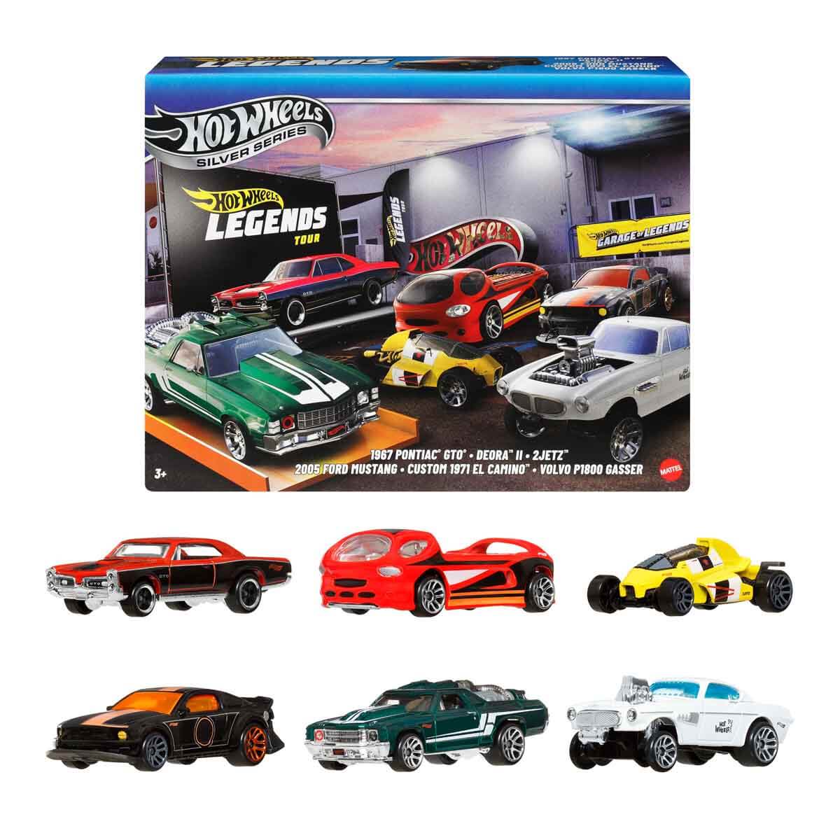 Hot Wheels 1:64 Legends Silver Serisi 6’lı Paket JBY78