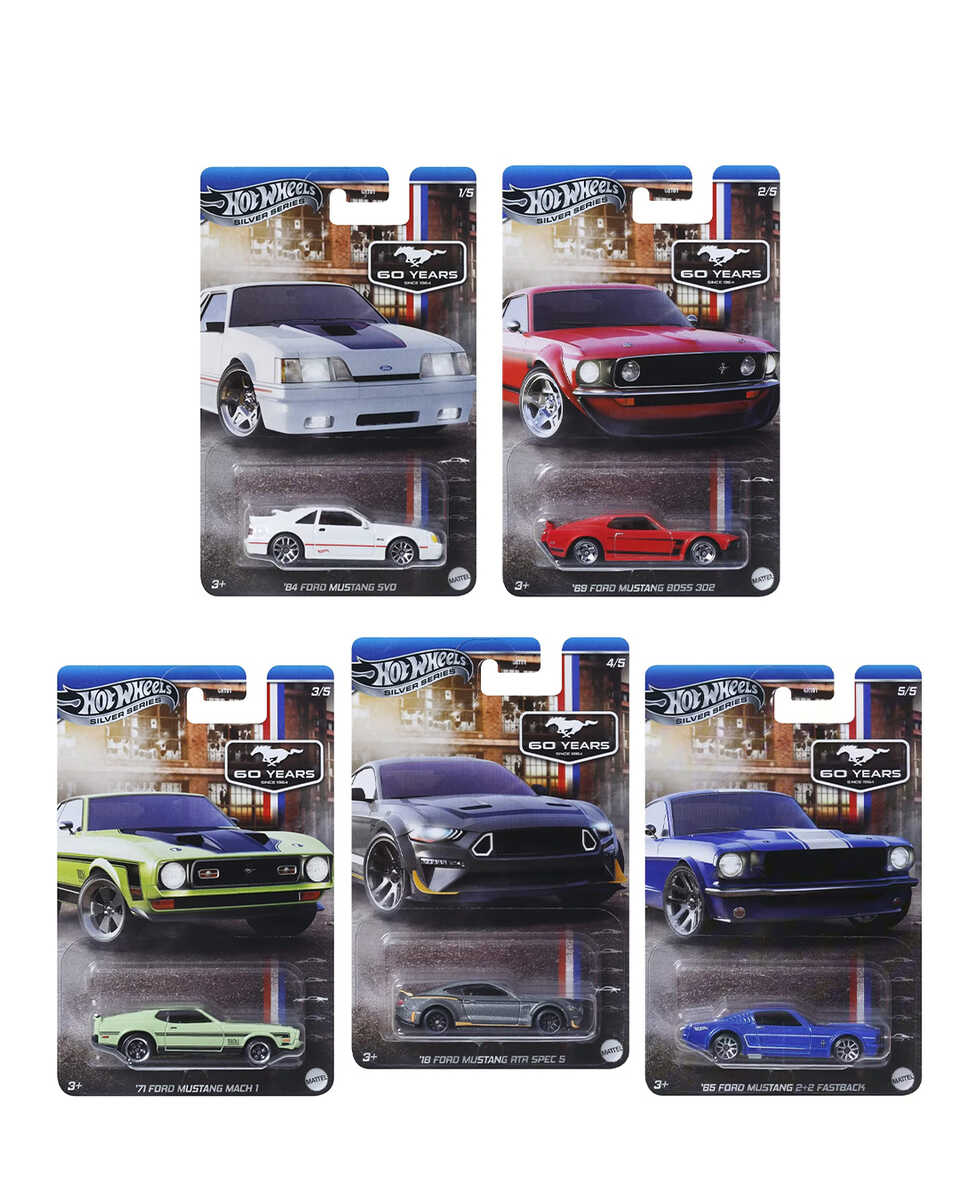 Hot Wheels 1:64 Ford Mustang 60.Yıl Serisi GRT01-979M