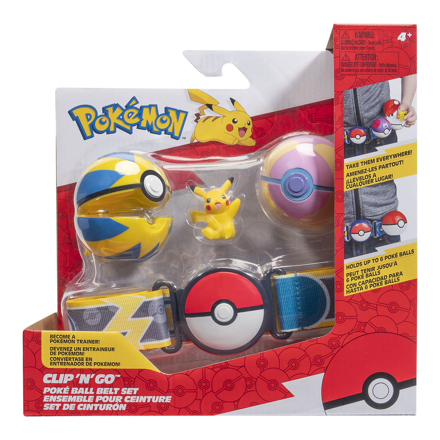 Pokemon Clip 'N' Go PokeBall Kemer ve Figür Seti PKW4165