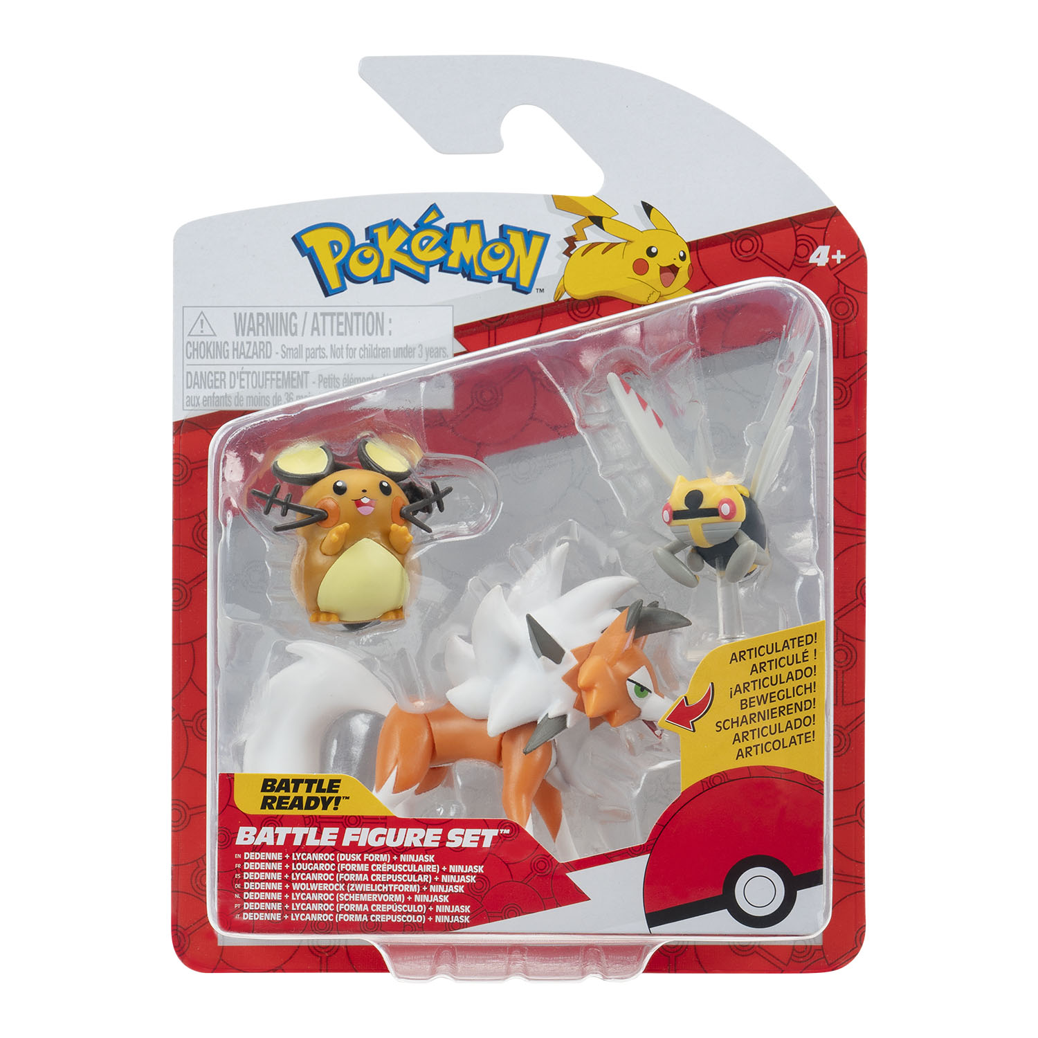 Pokemon Battle 3'lü Figür Seti PKW4086