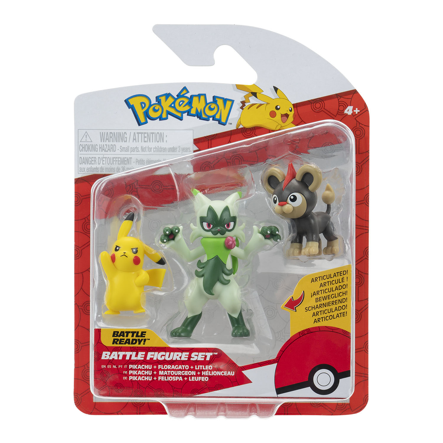 Pokemon Battle 3'lü Figür Seti PKW4087