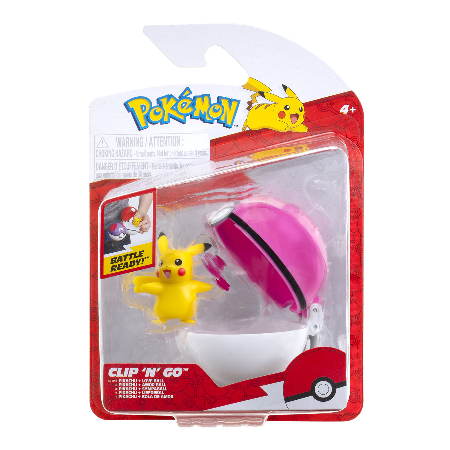 Pokemon Clip 'N' Go Pikachu Figür PKW3638