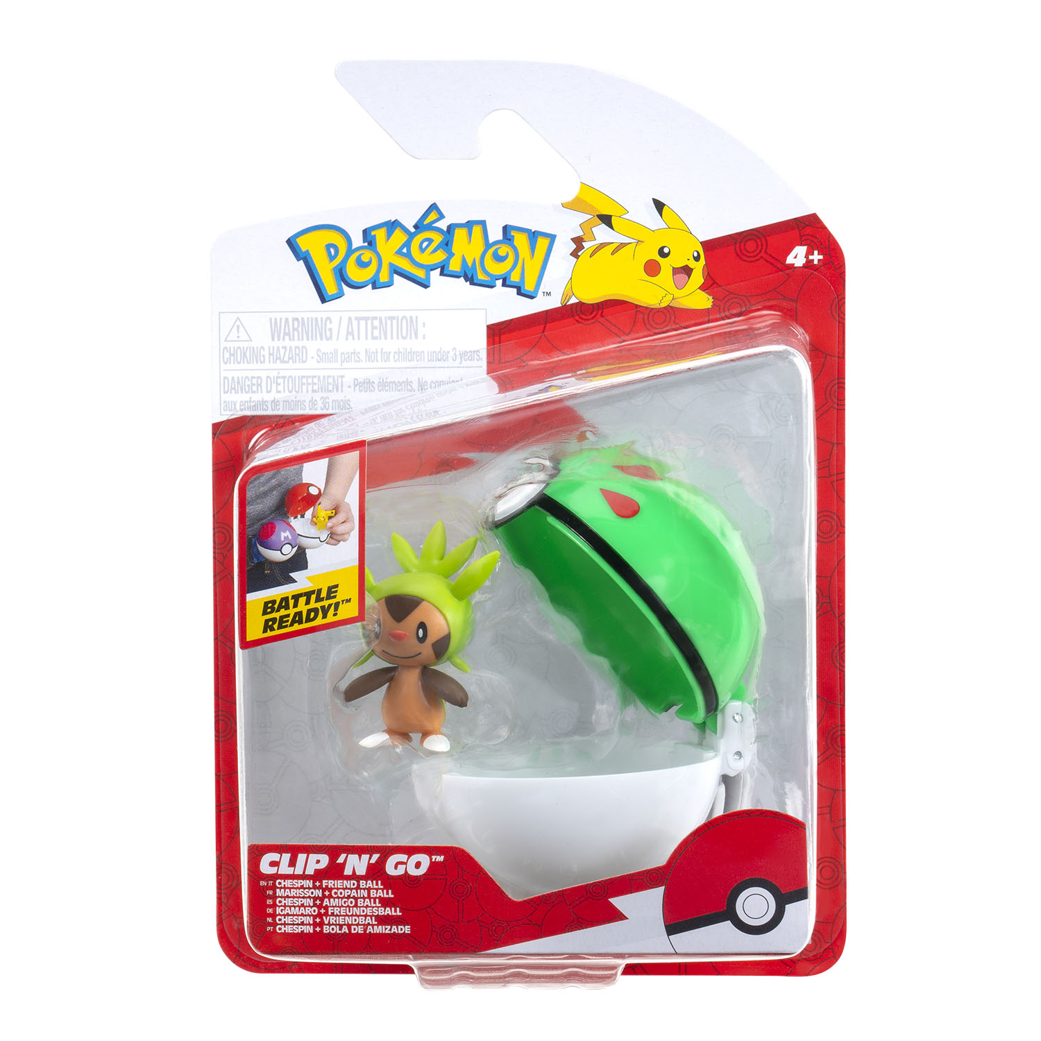 Pokemon Clip 'N' Go Chespin Figür PKW3641