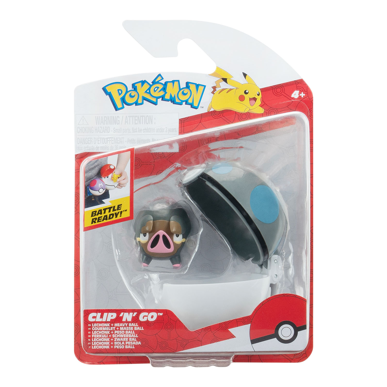 Pokemon Clip 'N' Go Lechonk Figür PKW3633