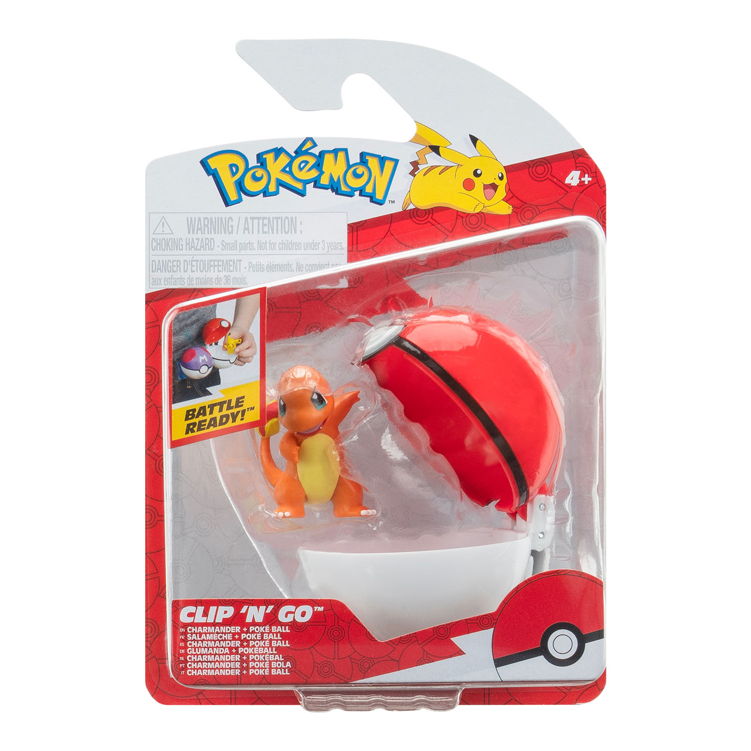 Pokemon Clip 'N' Go Charmander Figür PKW3635