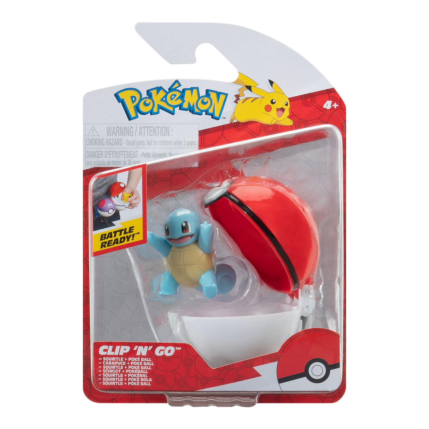Pokemon Clip 'N' Go Squirtle Figür PKW3636
