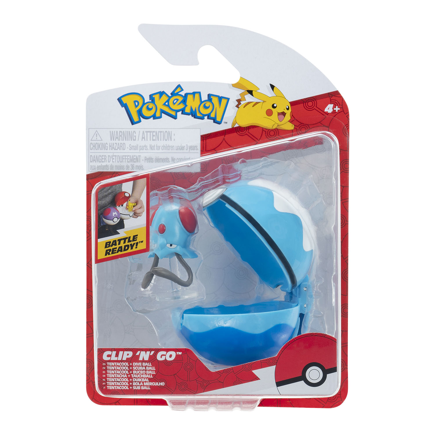 Pokemon Clip 'N' Go Tentacool Figür PKW4152