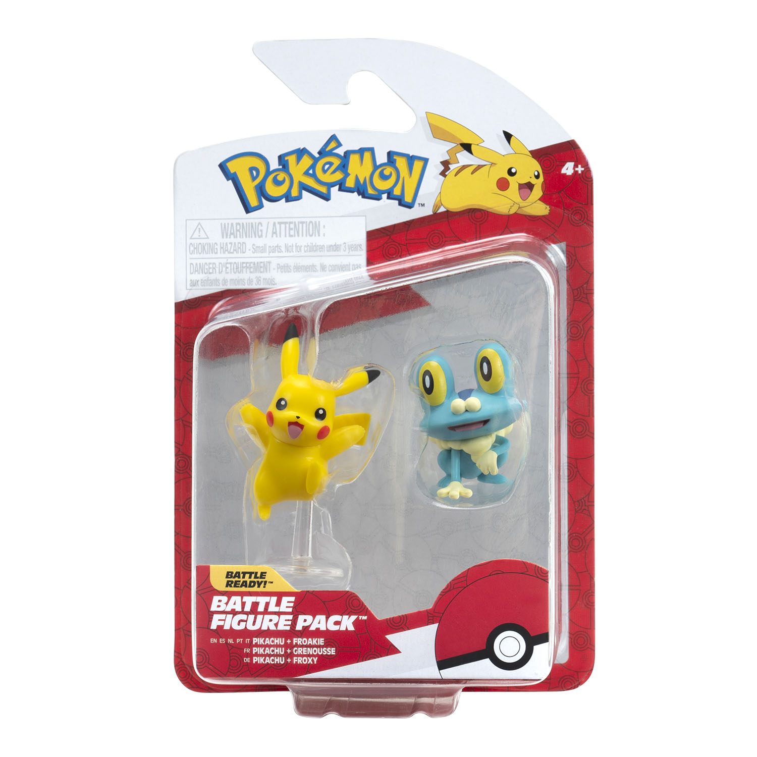 Pokemon Battle 2'li Figür Seti - Pikachu ve Froakie PKW4071