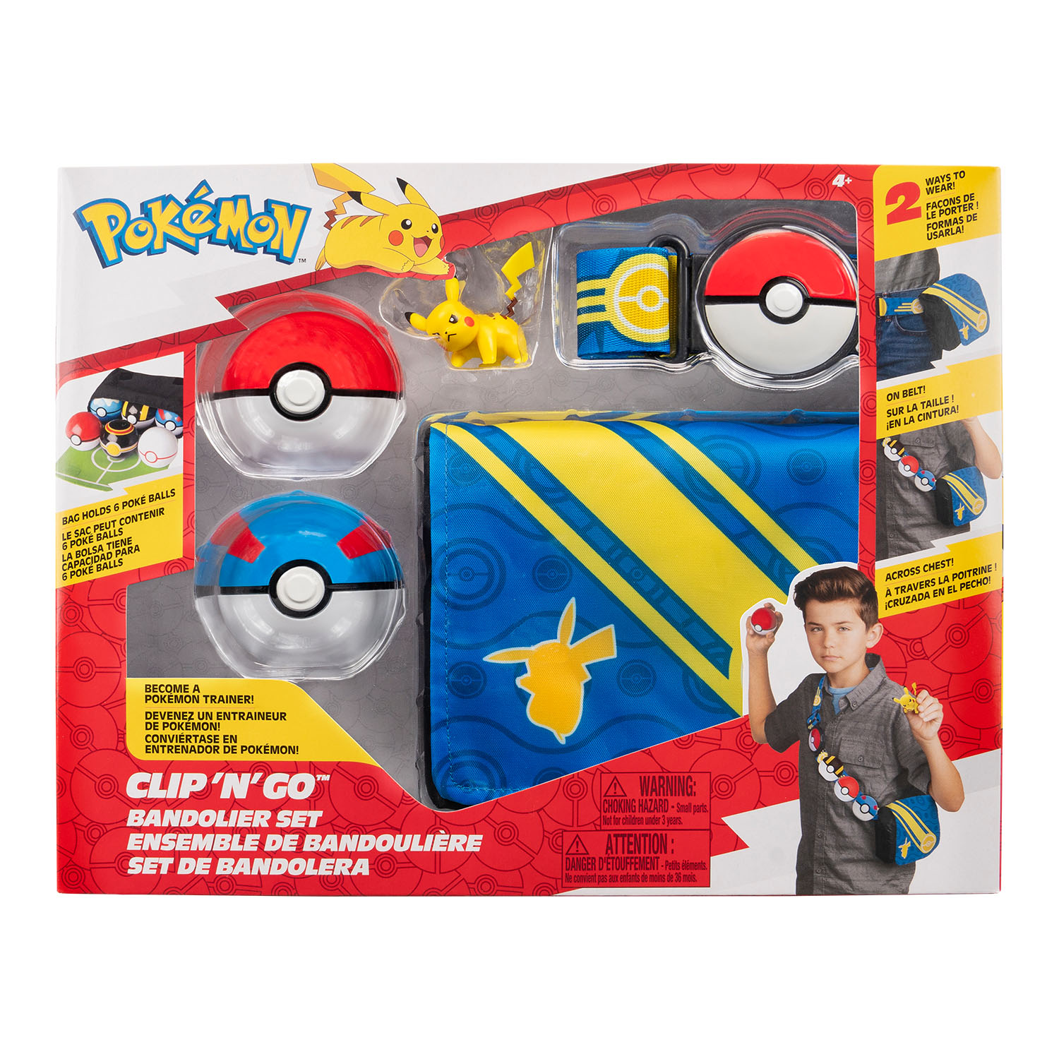Pokemon Clip 'N' Go Bandolier Büyük Set 32545
