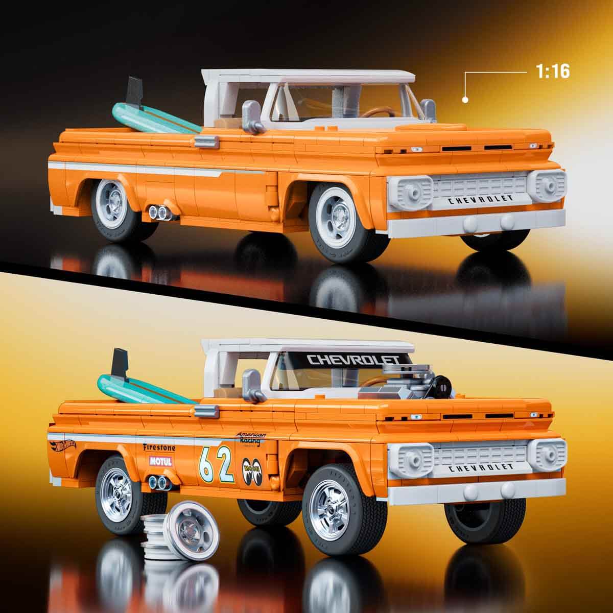 Hot Wheels Elite Serisi Custom 1962 Chevy Pickup Yapım Seti JFT20