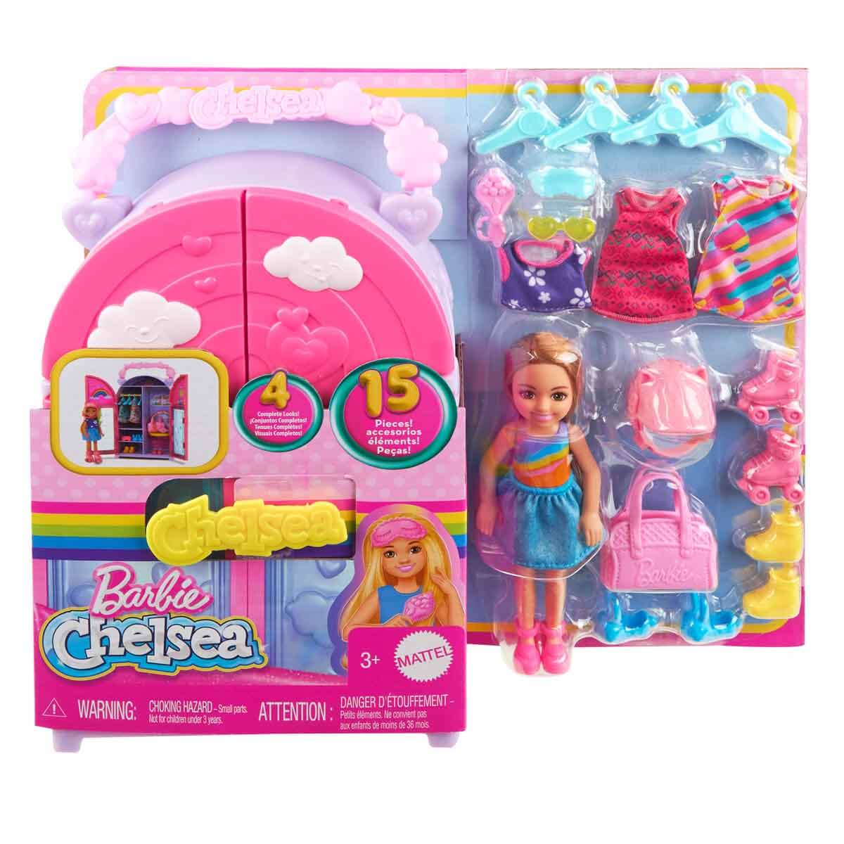 Barbie Chelsea'nin Gardırobu Oyun Seti HXN03