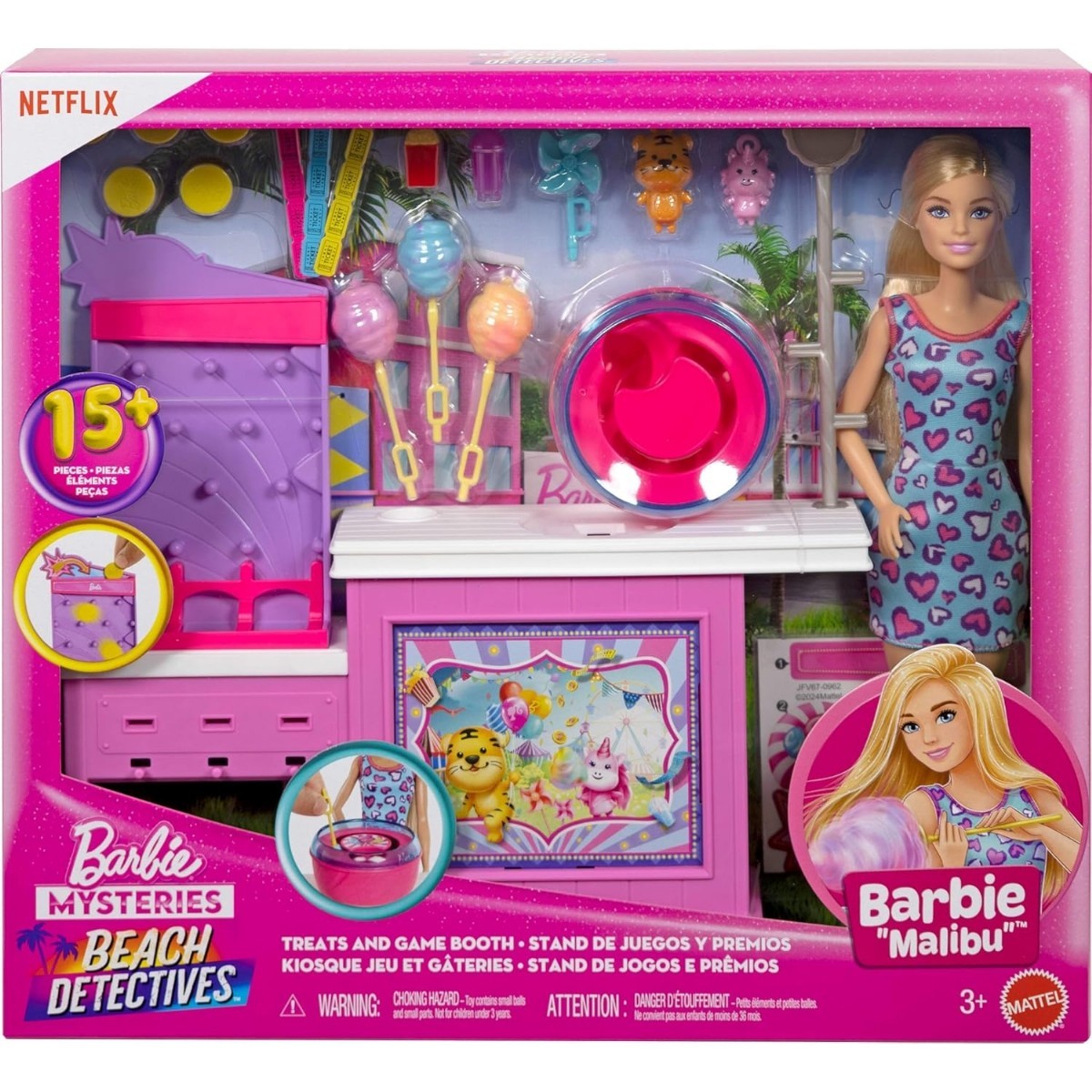 Barbie Mysteries Beach Detectives Ödüller ve Oyun Kabini JFV67