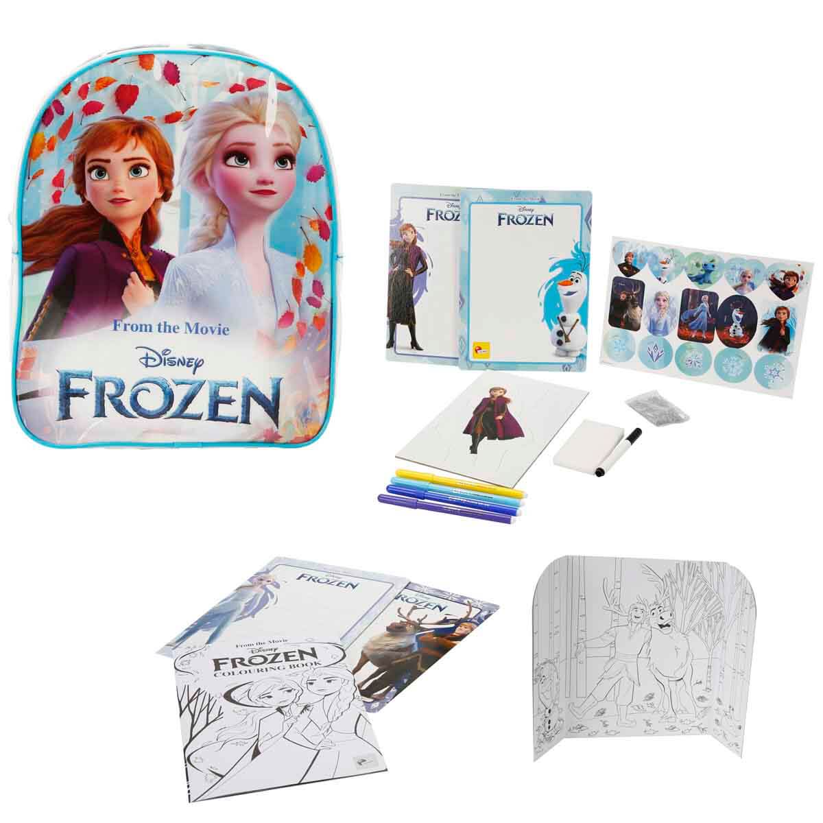 Disney Frozen Sırt Çantalı Boyama ve Çizim Seti 92925
