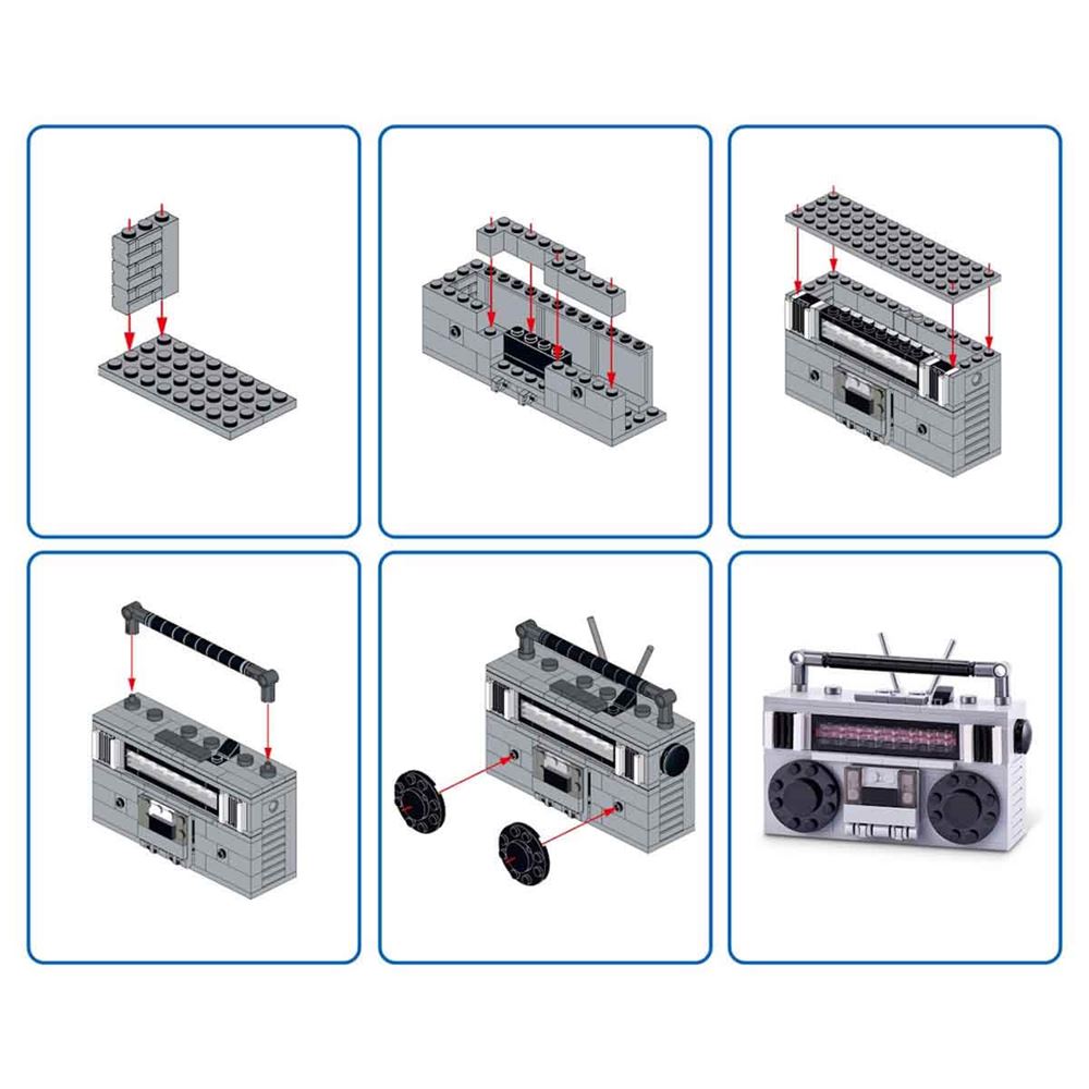 Lego ve Parçalı BloklarZuru GPH/MNB07000-042201992032750MAX Retro