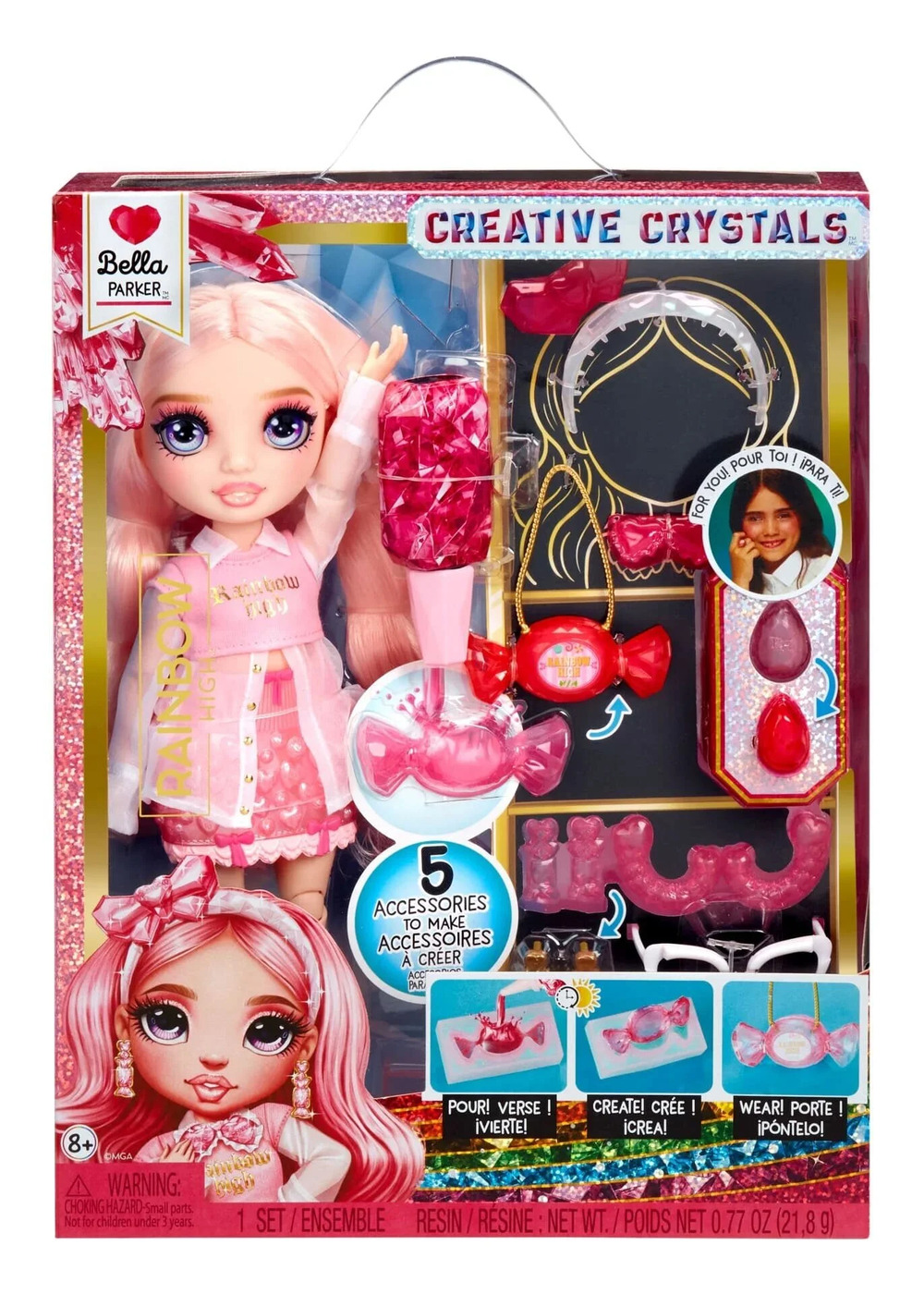 Rainbow High Kristal Serisi Bebekleri - Bella Parker 121367