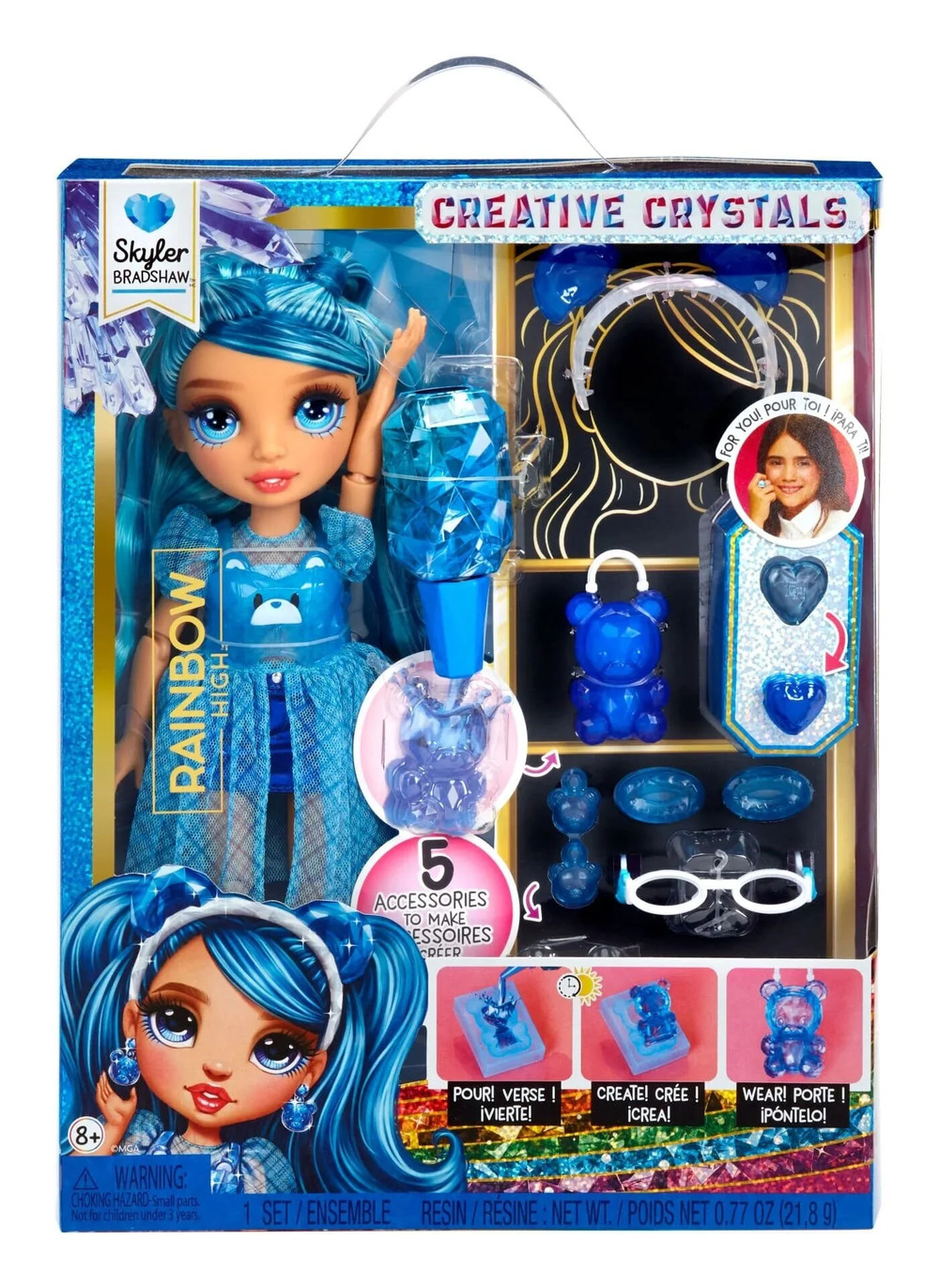 Rainbow High Kristal Serisi Bebekleri - Skyler Bradshaw 121374