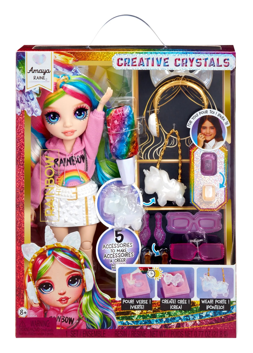 Rainbow High Kristal Serisi Bebekleri - Amaya Raine 121411