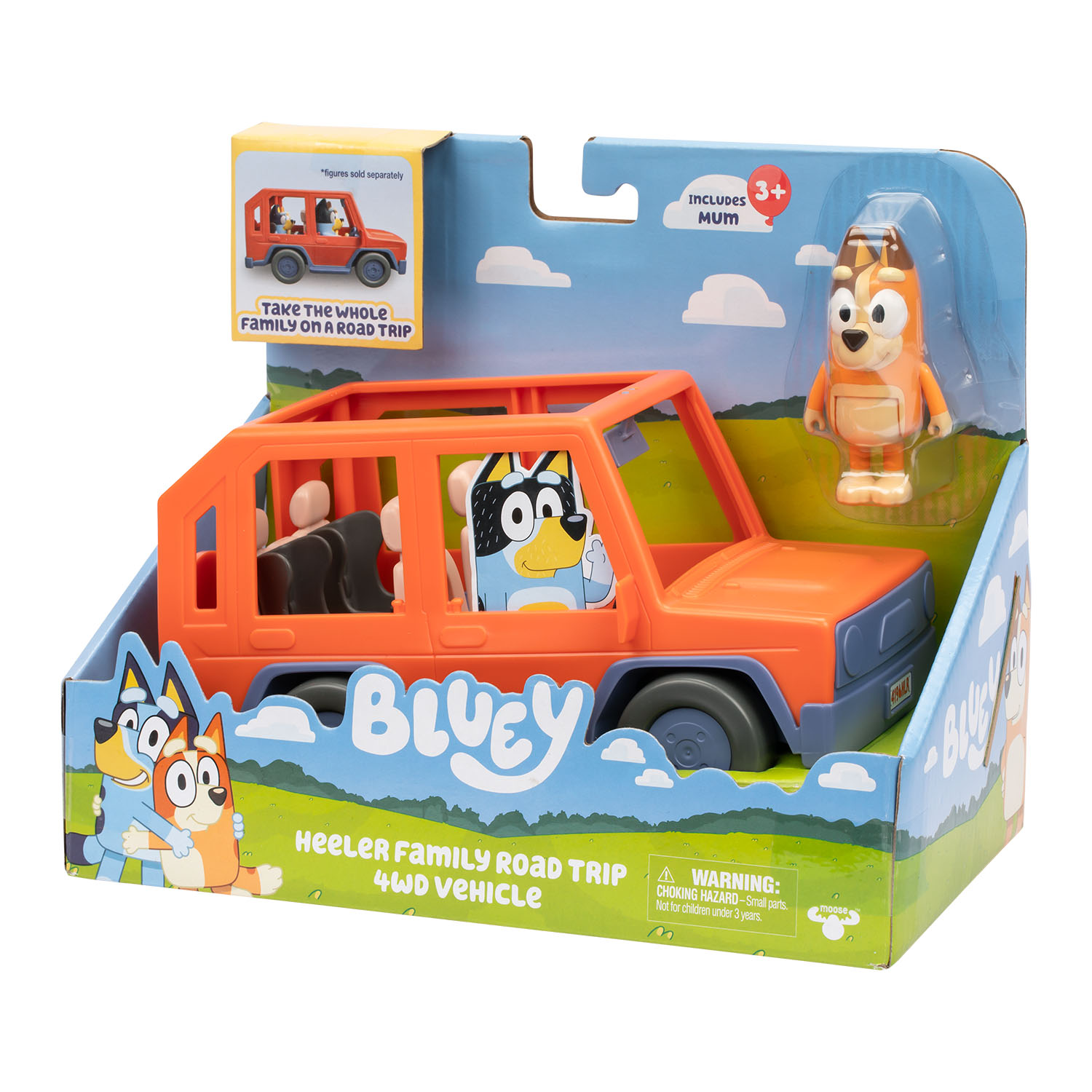 Bluey 4x4 Büyük Araç ve Chilli Figür Set 17661