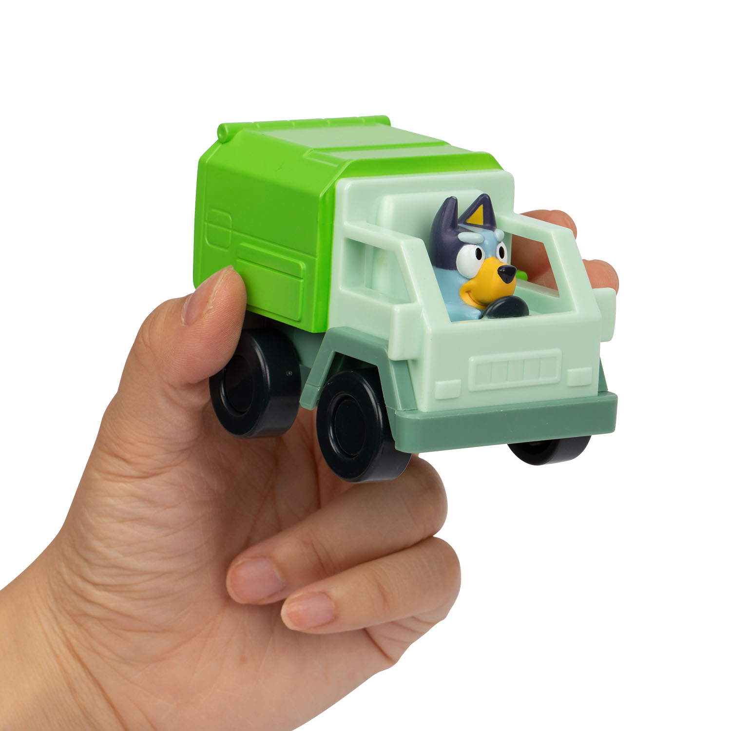 Bluey Figürlü Mini Araçlar - Bluey Çöp Kamyonunda