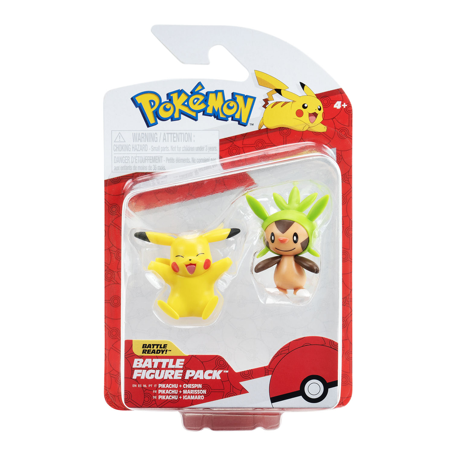 Pokemon Battle 2'li Figür Seti - Pikachu ve Chespin PKW4069