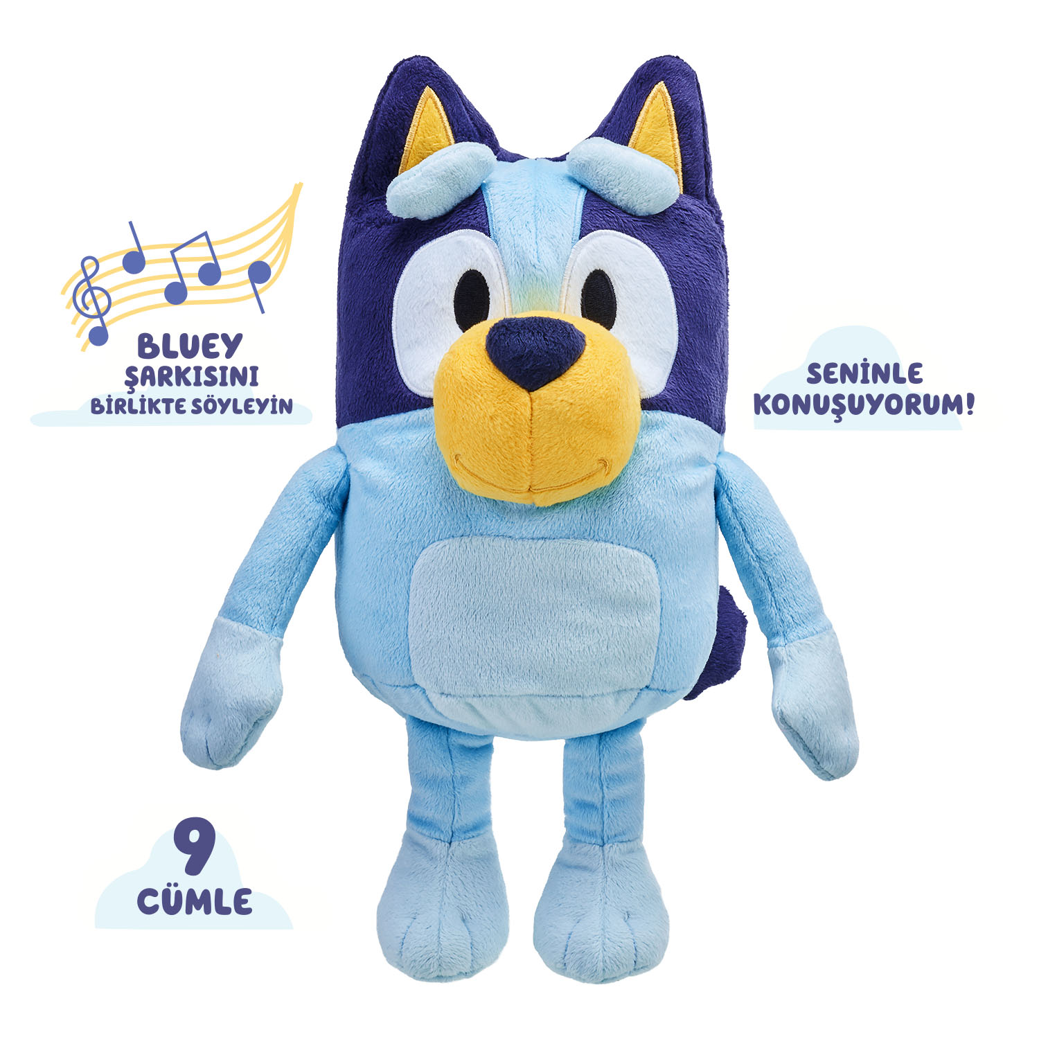 Bluey Türkçe Konuşan Pelüş Figür 35 cm 17631