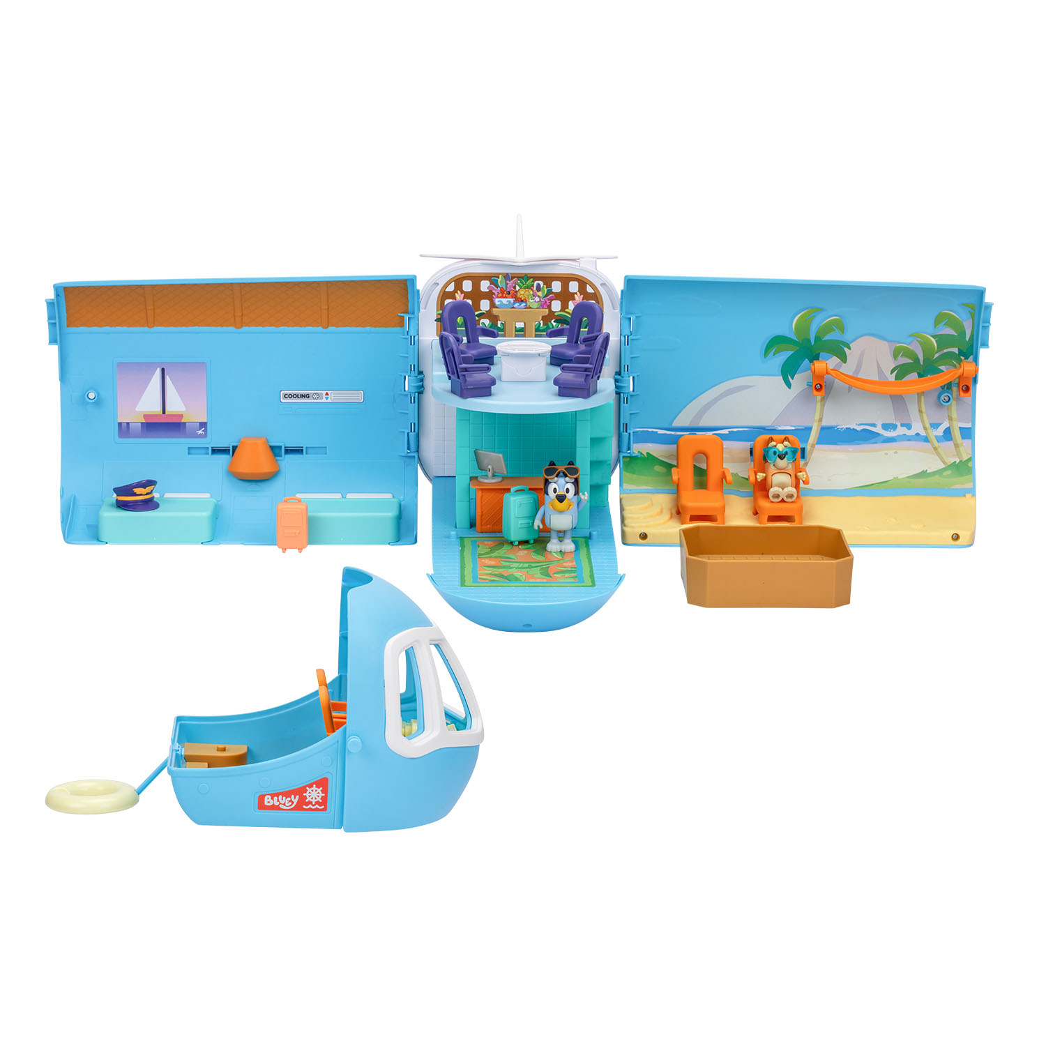 Bluey 3'ü 1 Arada Dönüşen Uçak Oyun Seti 17670