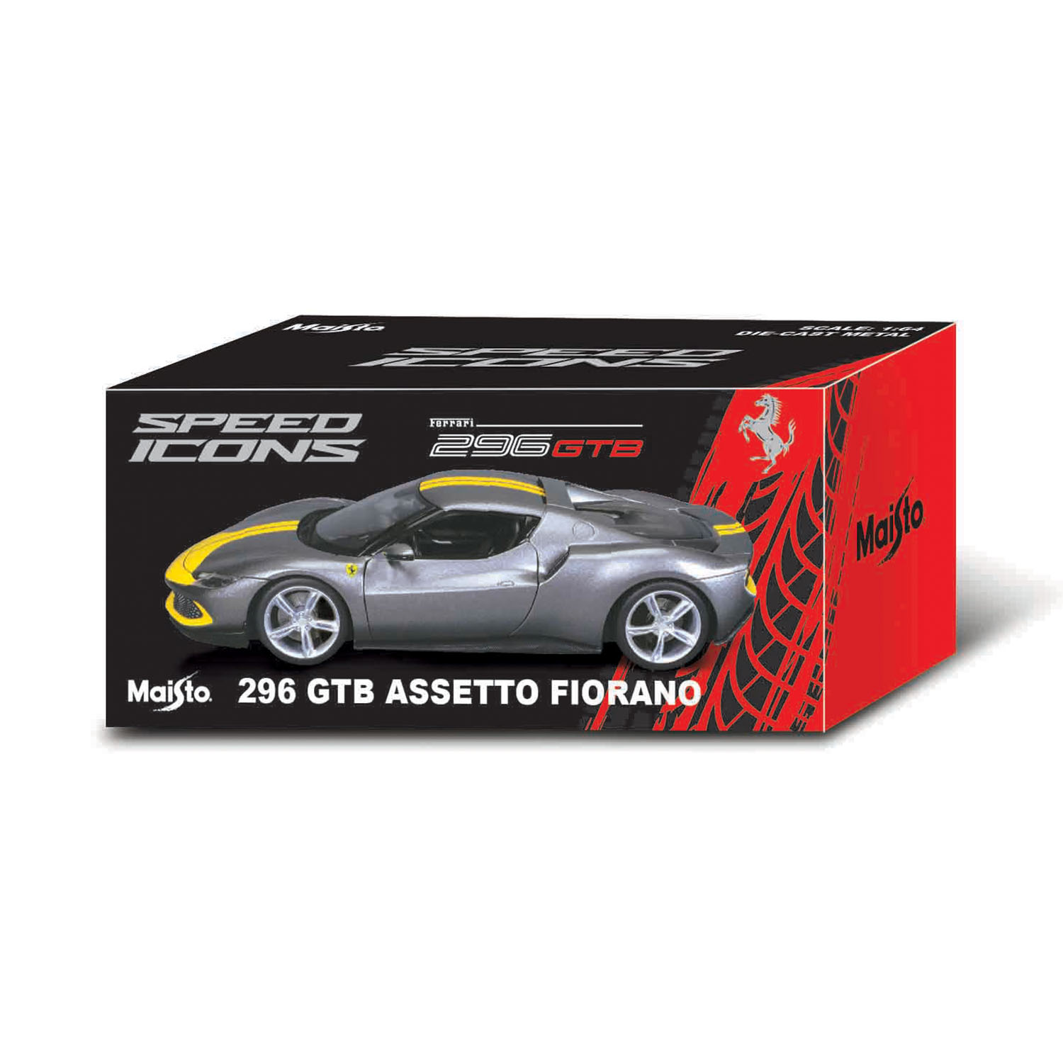 1:64 Speed Icons - 296 GTB Assetto Fiorano Gri