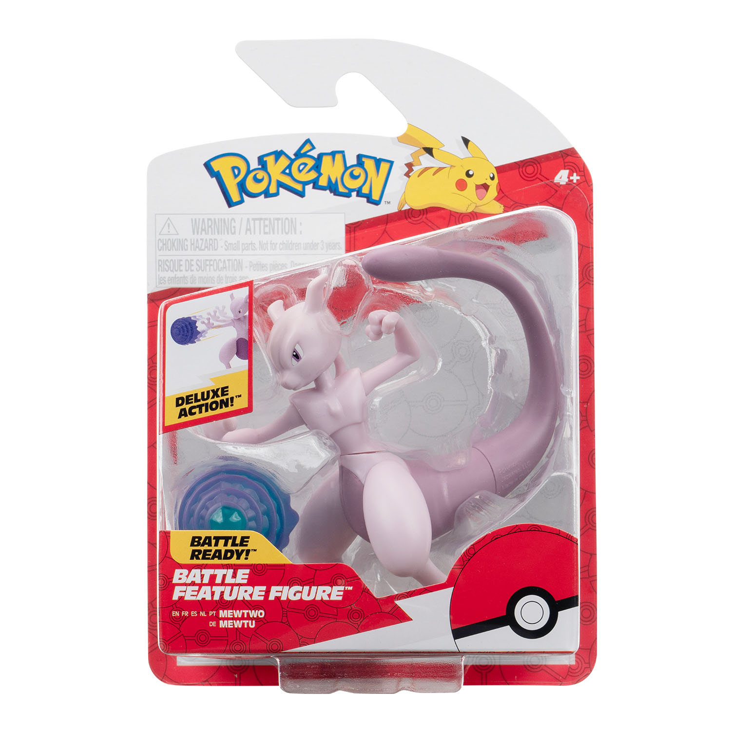Pokemon Battle Aksiyon Figürler PKW3370 - Mewtwo