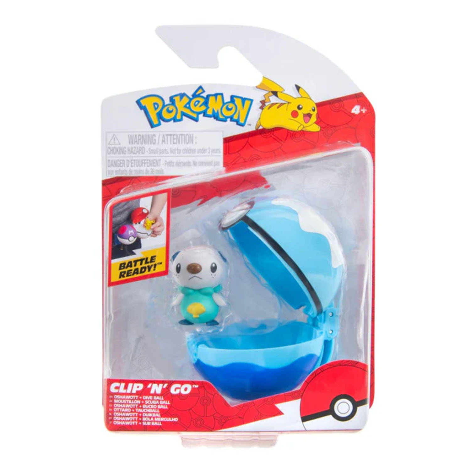 Pokemon Clip 'N' Go PKW4158 - Oshawott