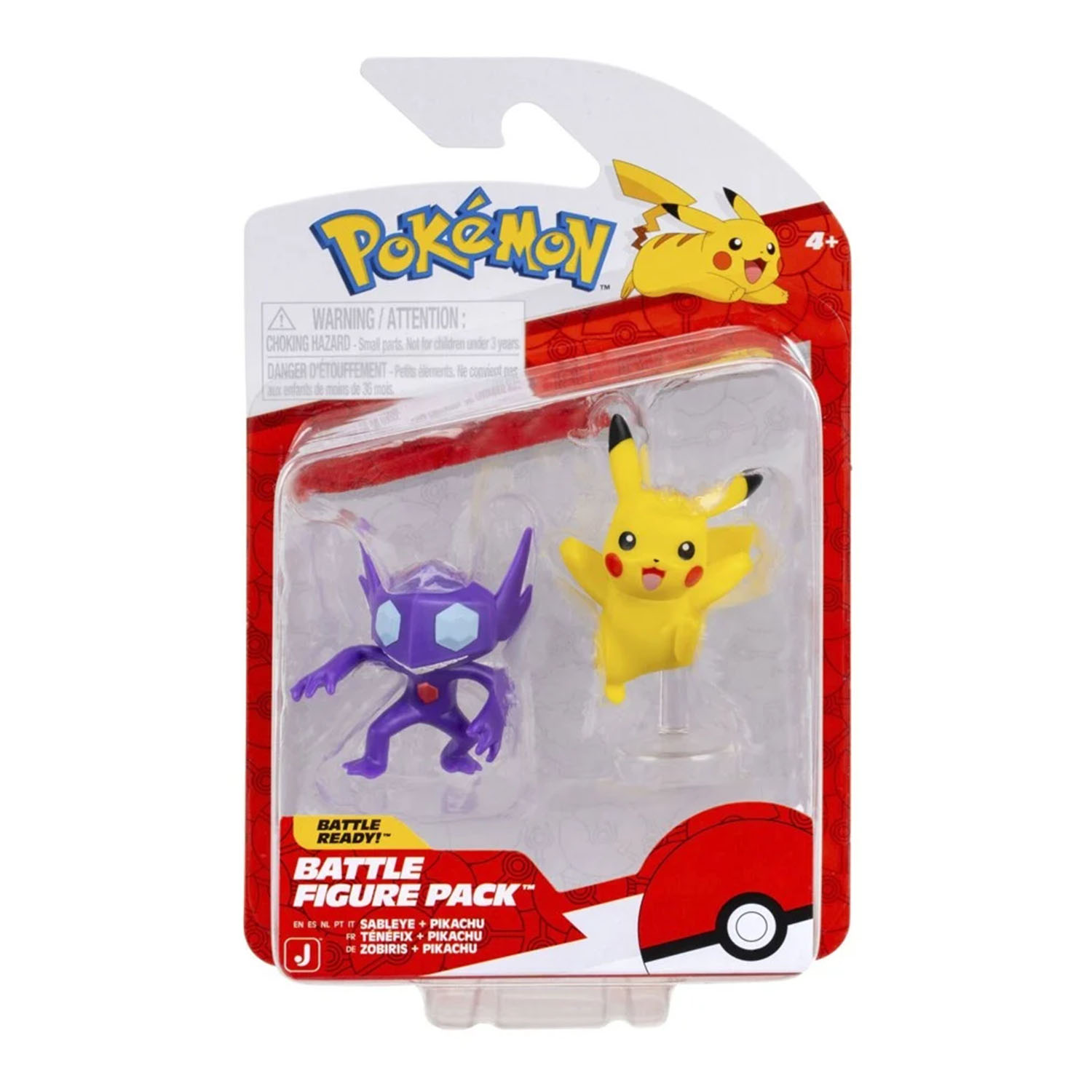 Pokemon Battle Figürler PKW4062 - Sableye ve Pikachu