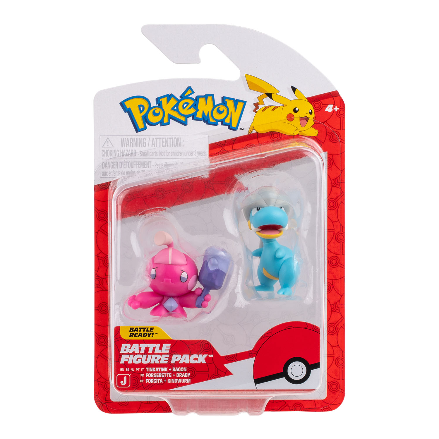 Pokemon Battle Figürler PKW4055 - Tinkatink ve Bagon