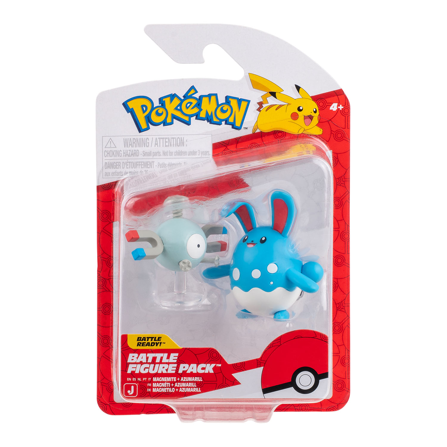 Pokemon Battle Figürler PKW4060 - Magnemite ve Azumarill