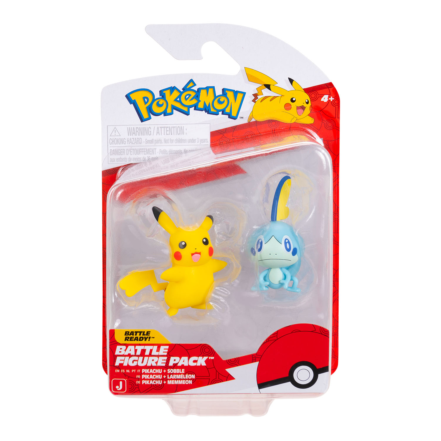 Pokemon Battle 2'li Figür Seti PKW4077 - Pikachu ve Sobble