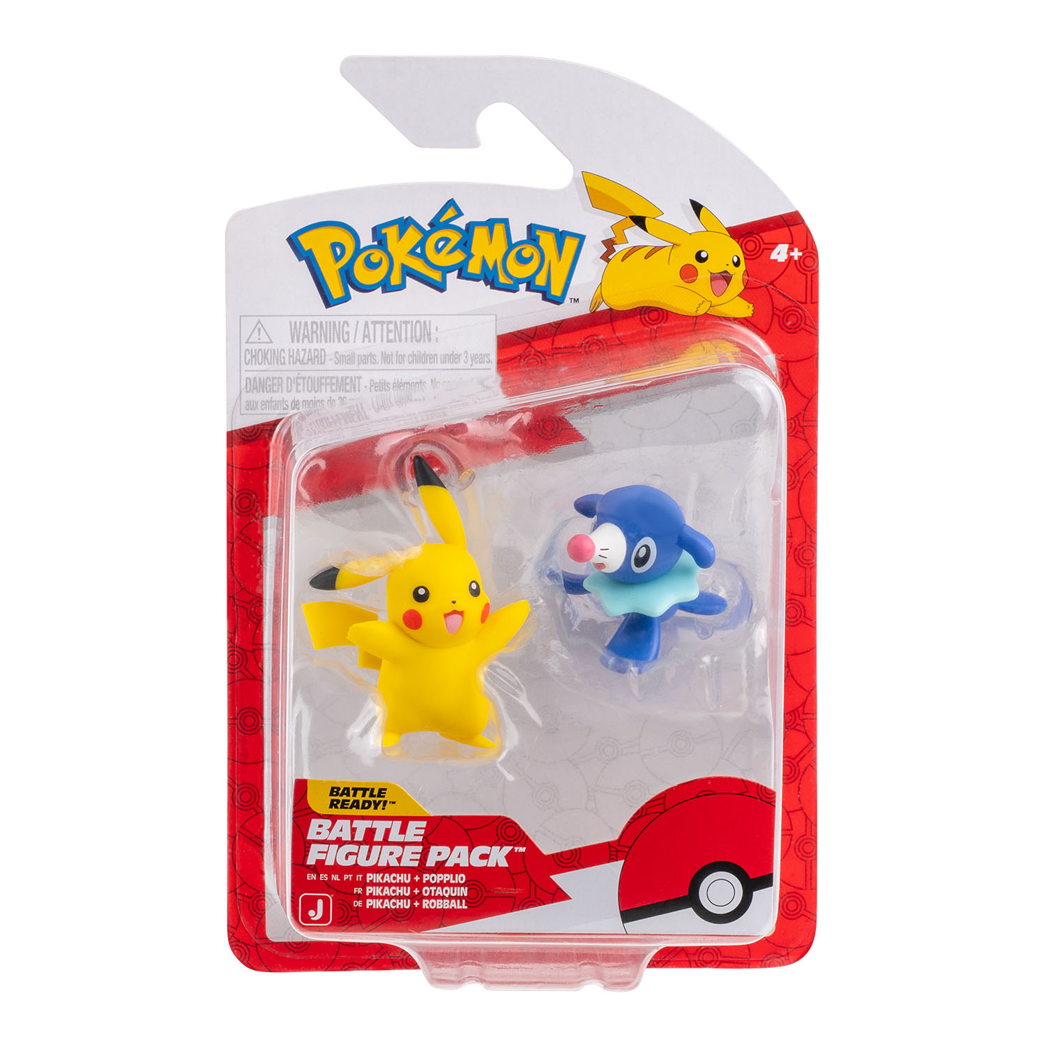 Pokemon Battle 2'li Figür Seti PKW4074 - Pikachu ve Popplio