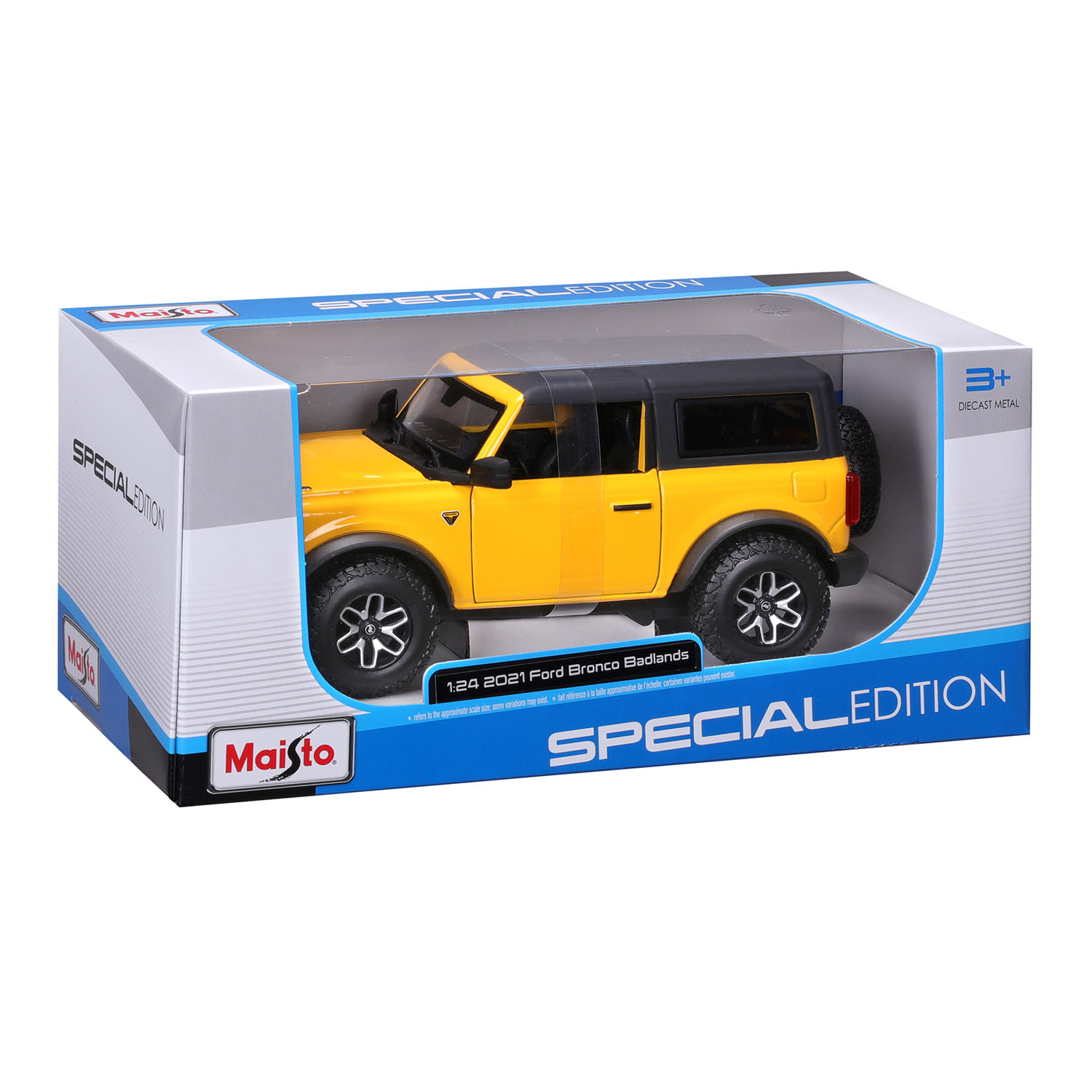 1/24 2021 Model Ford Bronco Badlands Sarı 31530-04