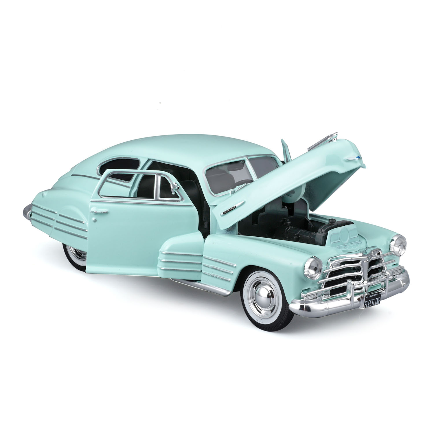 1/25 1948 Chevrolet Fleetline Aerosedan Açık Yeşil 32921-01