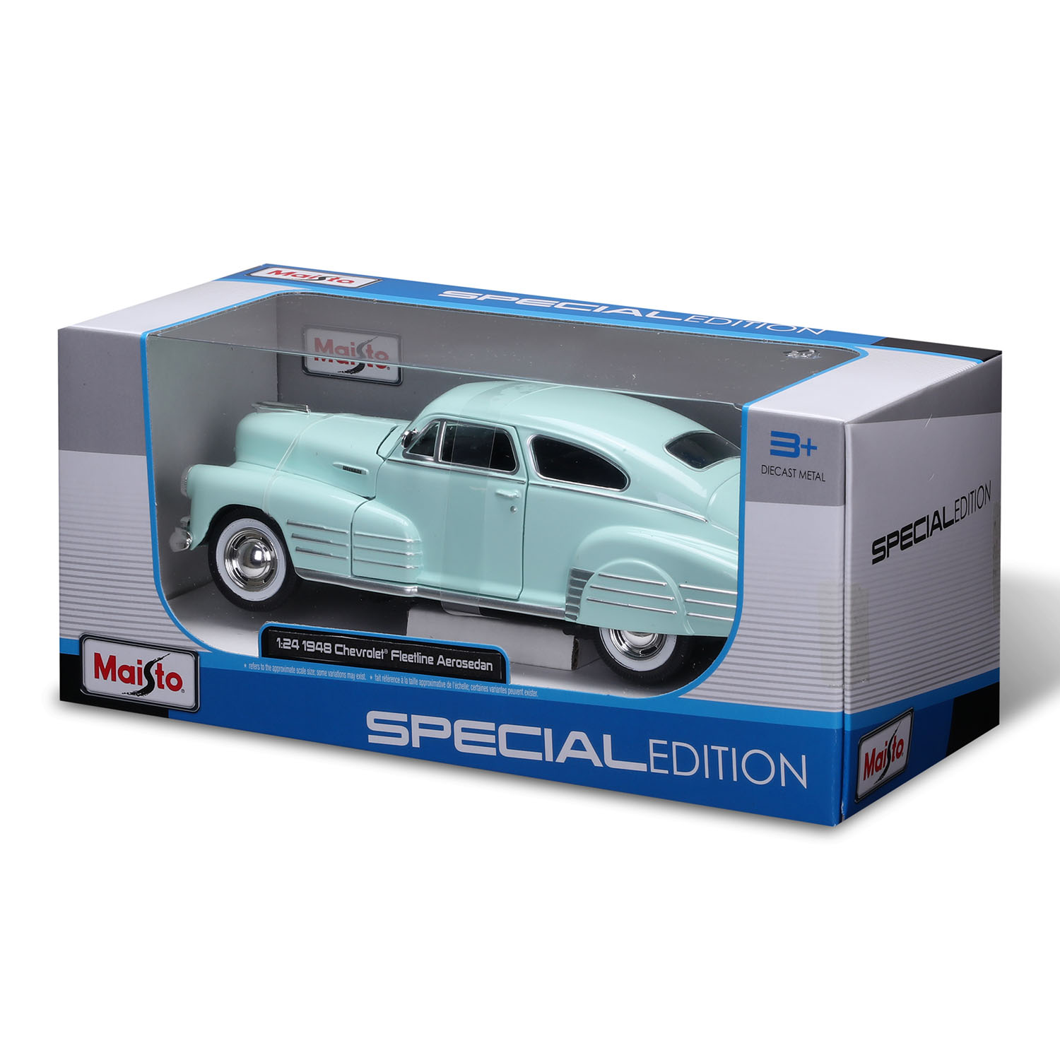 1/25 1948 Chevrolet Fleetline Aerosedan Açık Yeşil 32921-01
