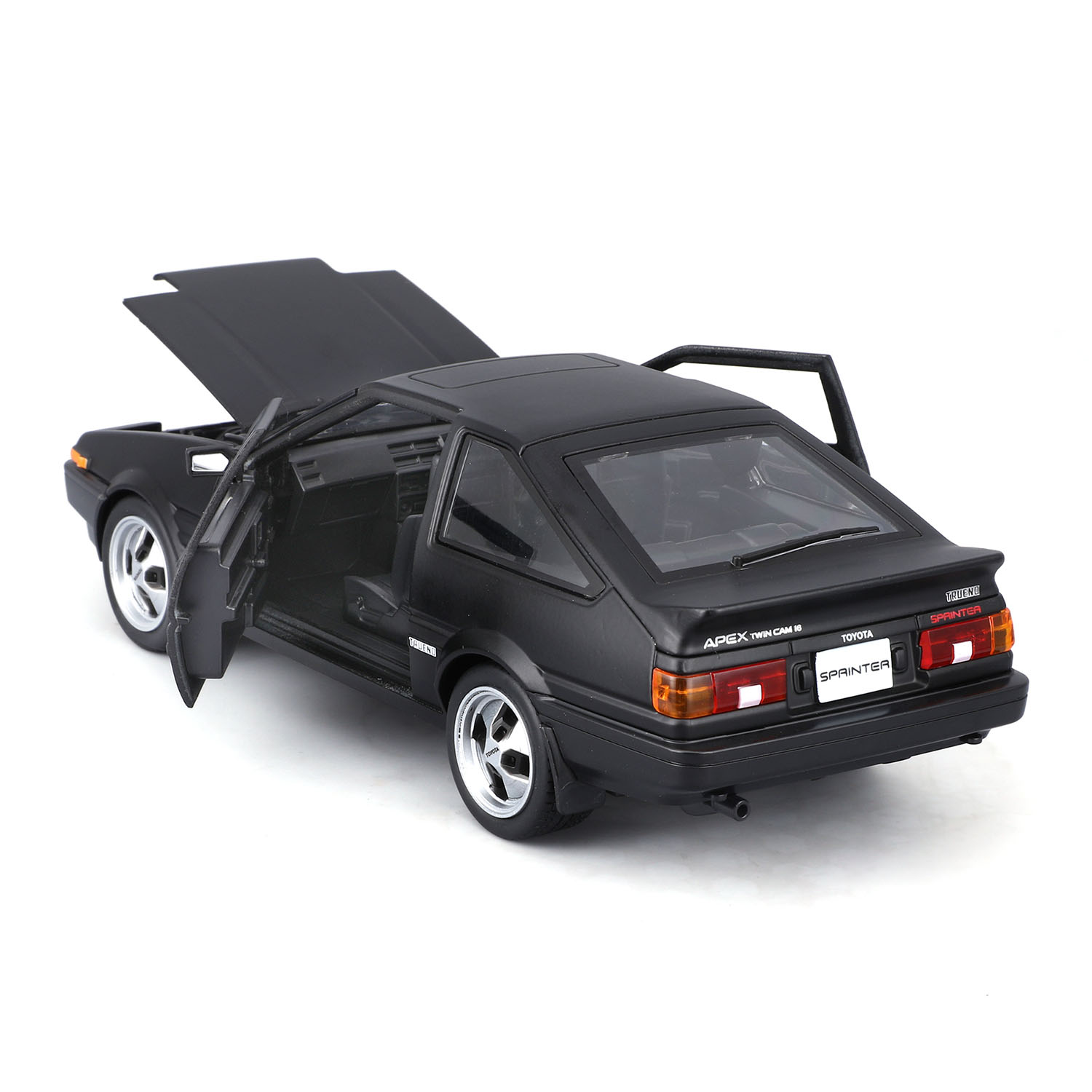 1:24 Toyota Sprinter Trueno AE86 Siyah 32916-02