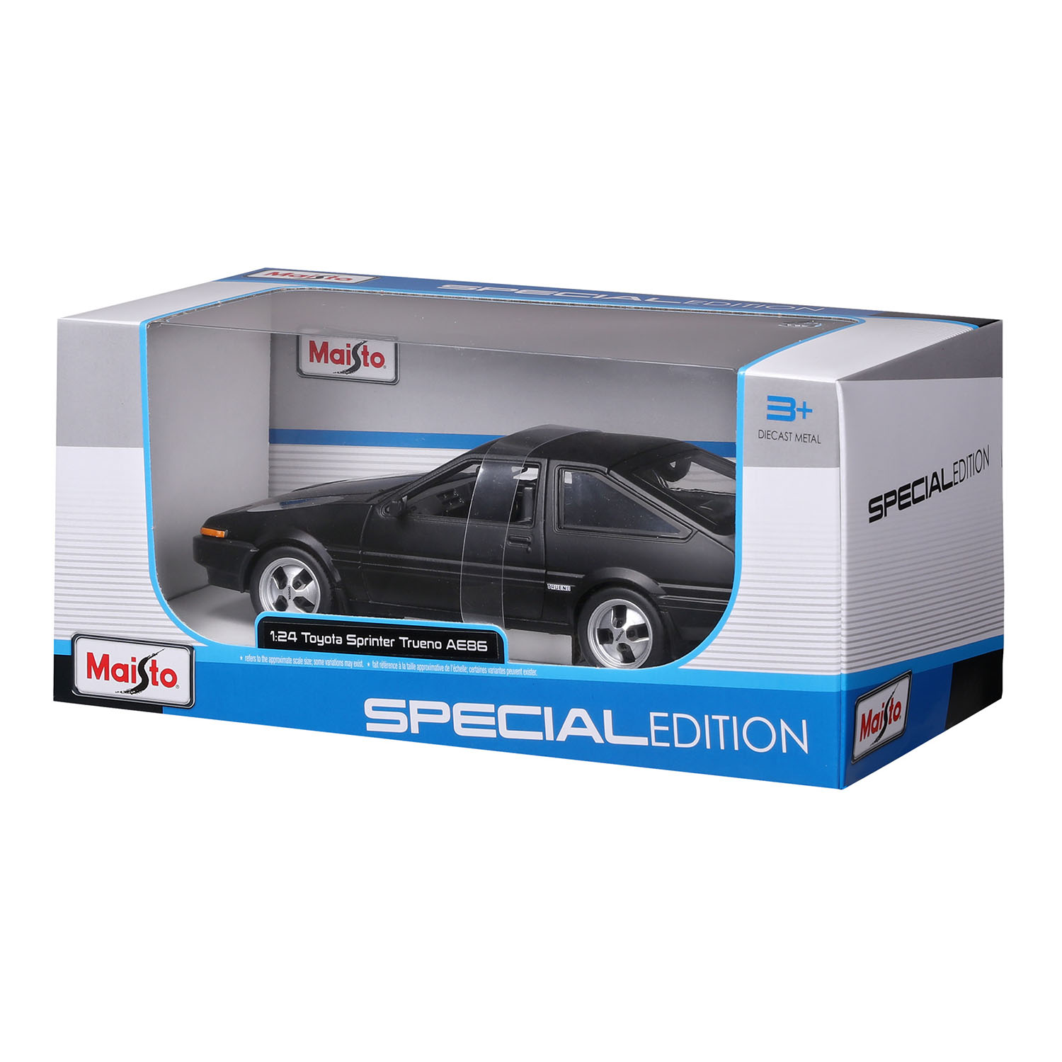 1:24 Toyota Sprinter Trueno AE86 Siyah 32916-02