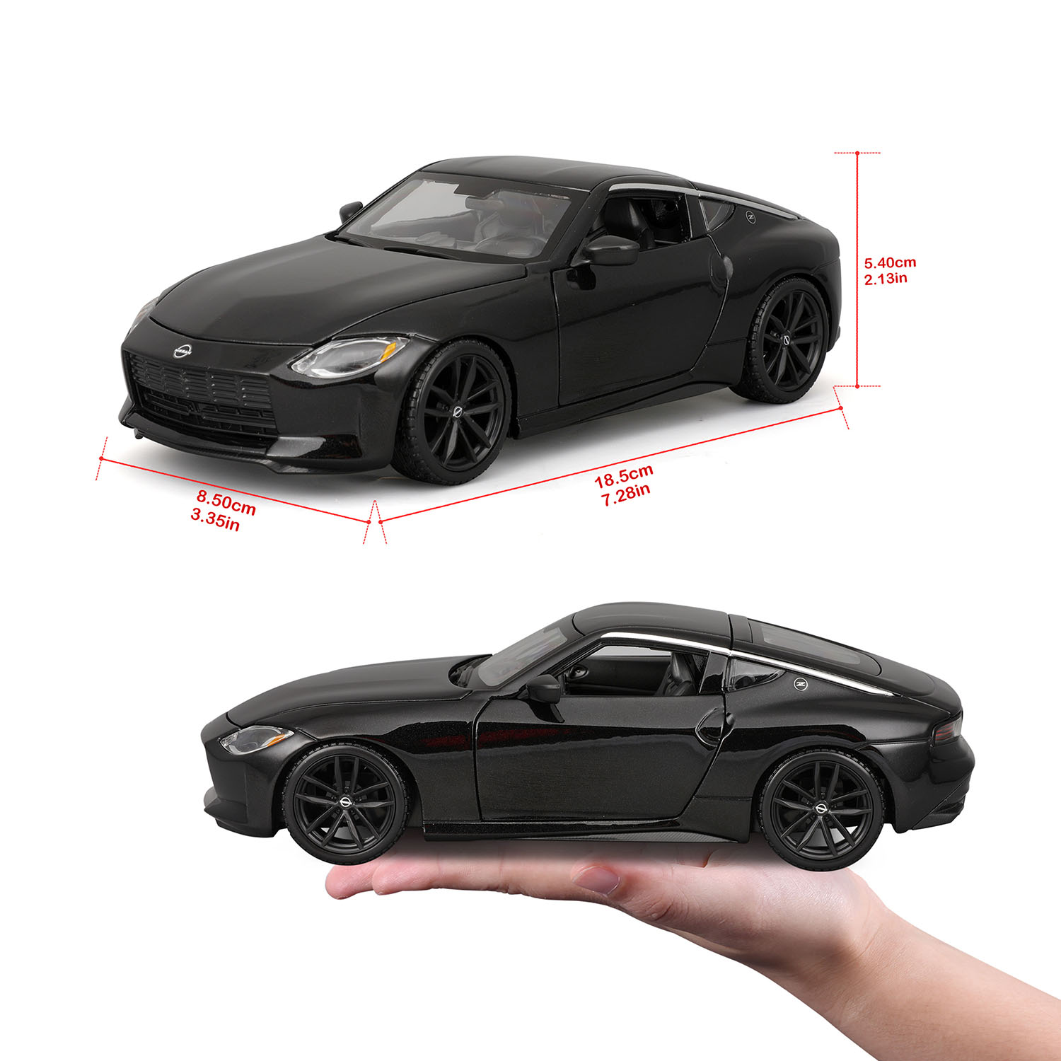 1:24 2023 Nissan Z Siyah 32904-04