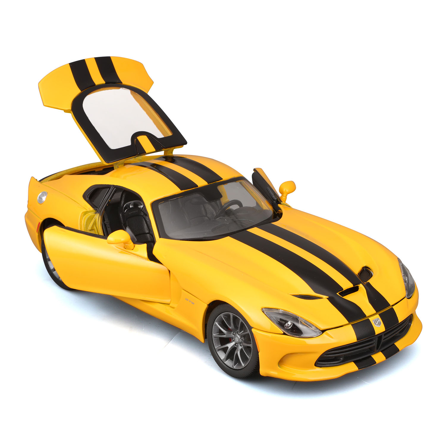 1/18 2013 SRT Viper GTS Model Araba Sarı 31128-3
