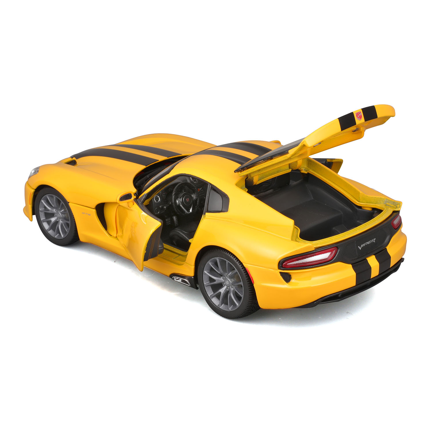 1/18 2013 SRT Viper GTS Model Araba Sarı 31128-3