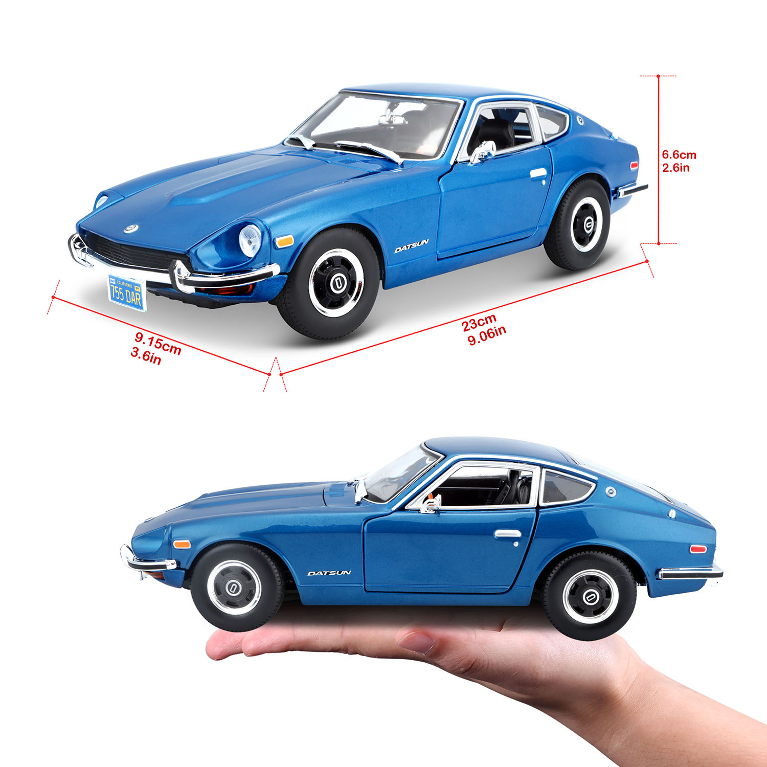 1/18 1971 Datsun 240Z Metalik Mavi 31170-02
