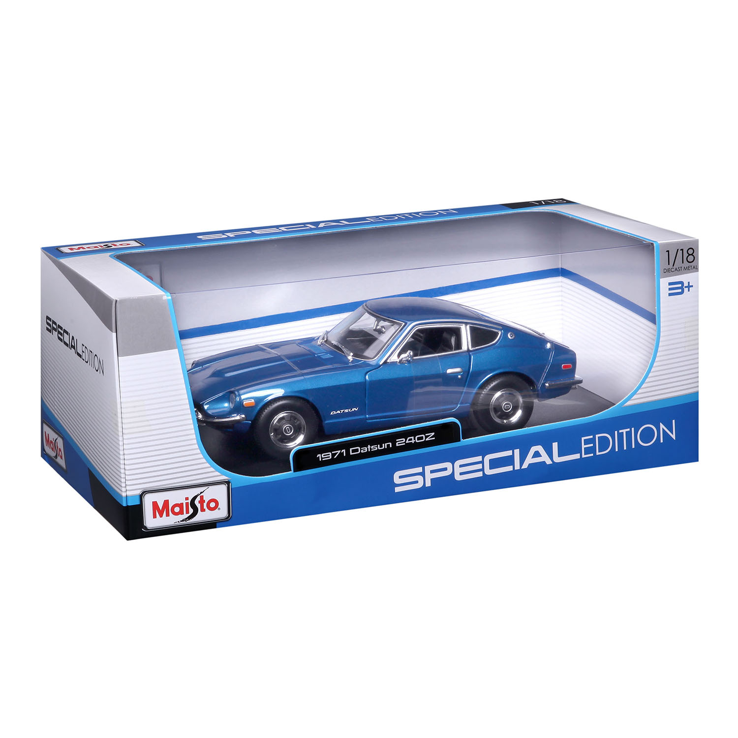 1/18 1971 Datsun 240Z Metalik Mavi 31170-02