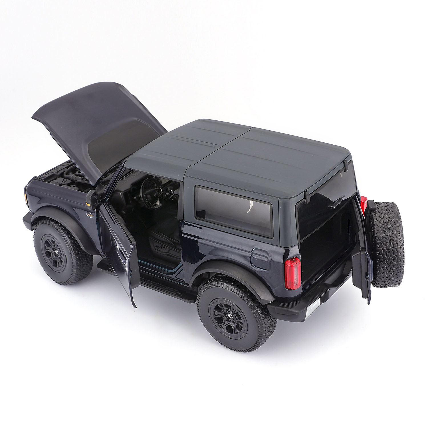 1/18 2021 Ford Bronco Wildtrak Metalik Lacivert 31456-3