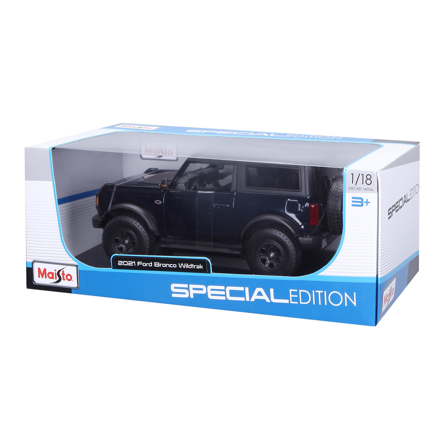 1/18 2021 Ford Bronco Wildtrak Metalik Lacivert 31456-3