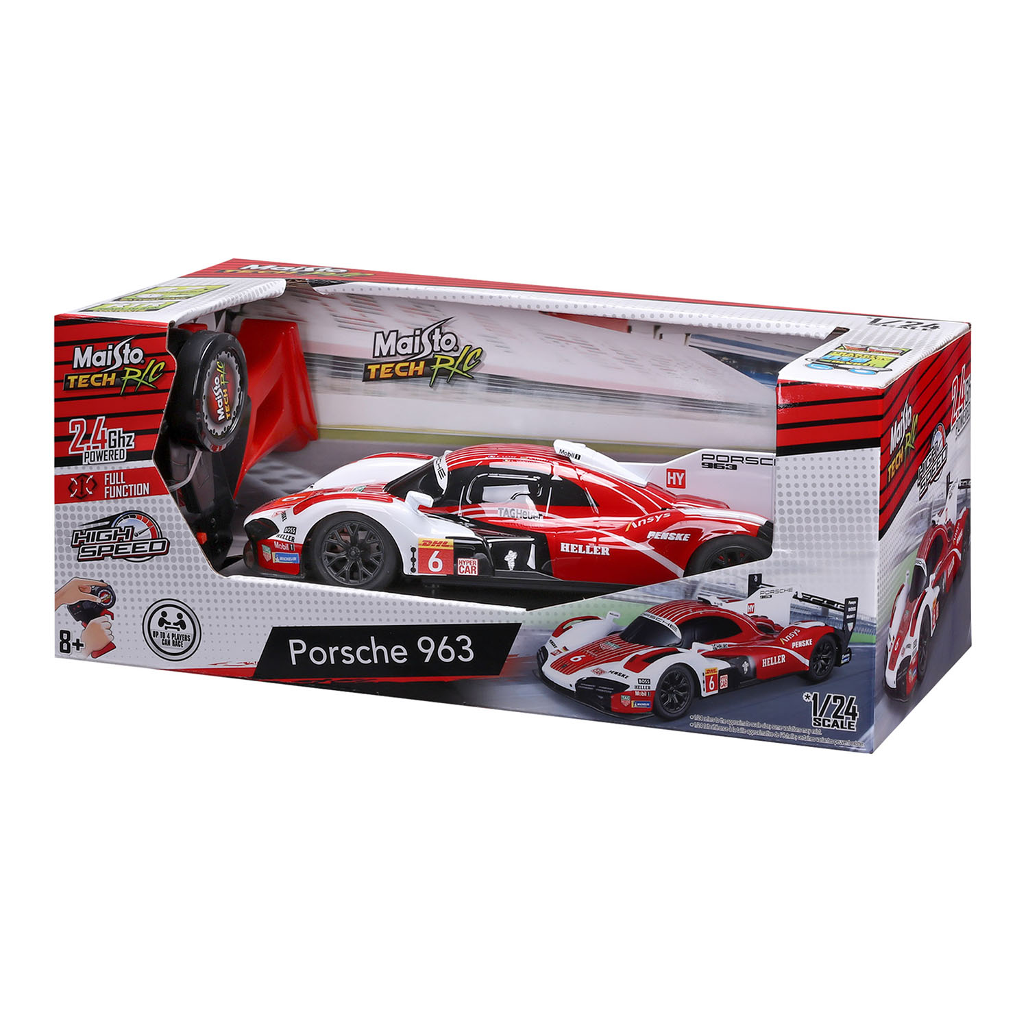 1/24 Endurance Porsche 963 Kumandalı Yarış Arabası 82532