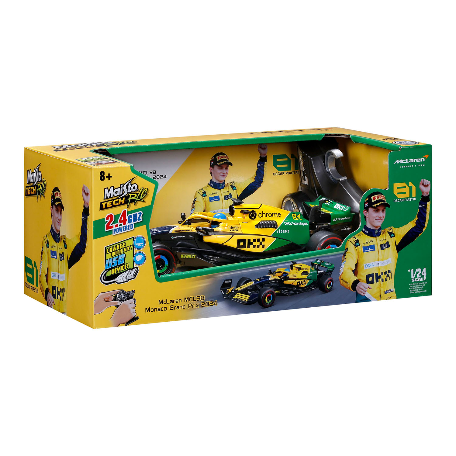 1/24 Formula 1 Yarış Serisi – McLaren MCL38 - Oscar Piastri